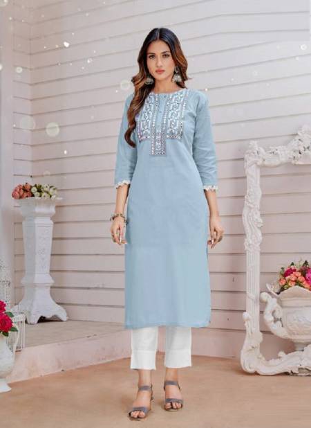 Maa Amore Mul Cotton Fancy Latest Ethnic Wear Designer Kurti Collection